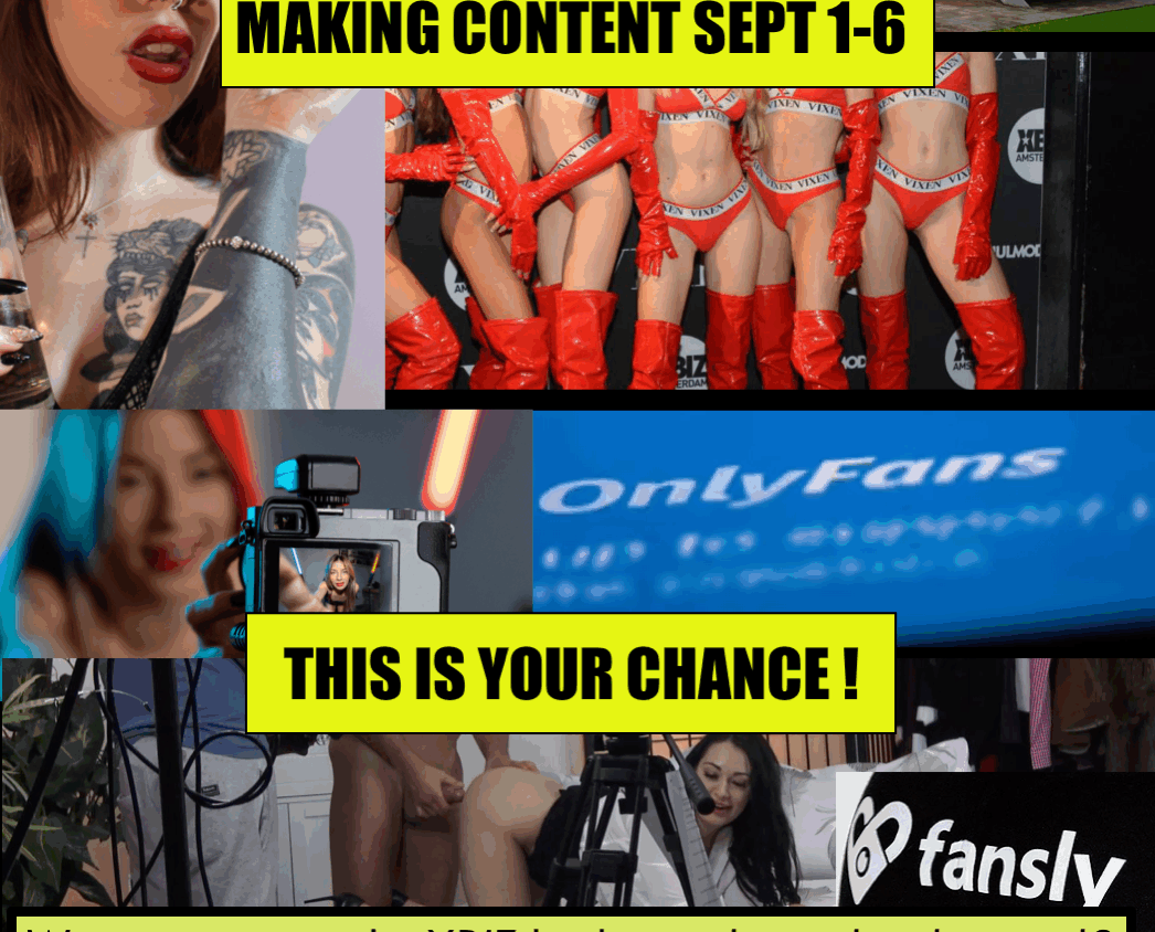 Flyer Content house Xbiz 2025 apply